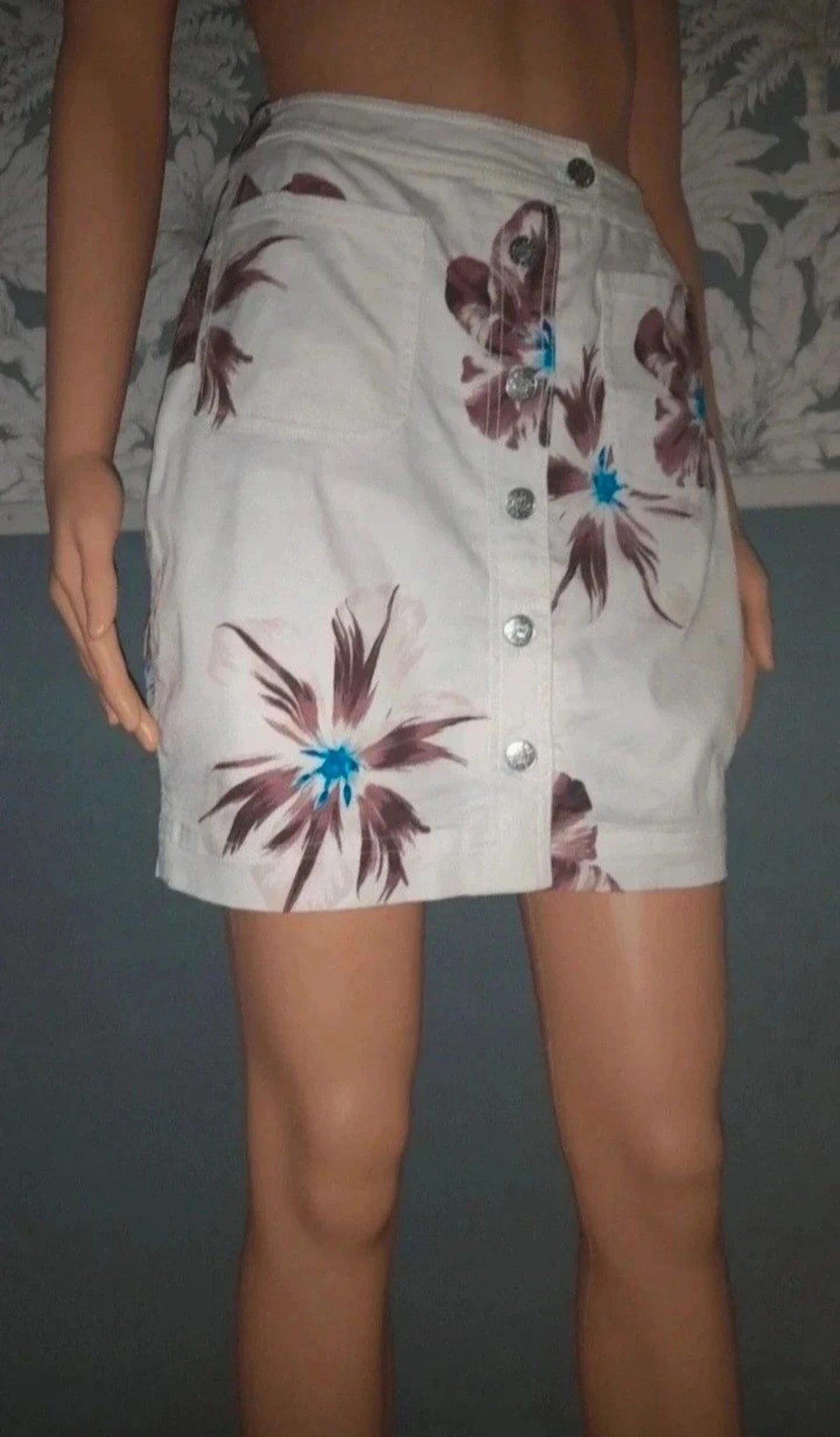Kenzo Jean's floral skirt size 38 – photo 5